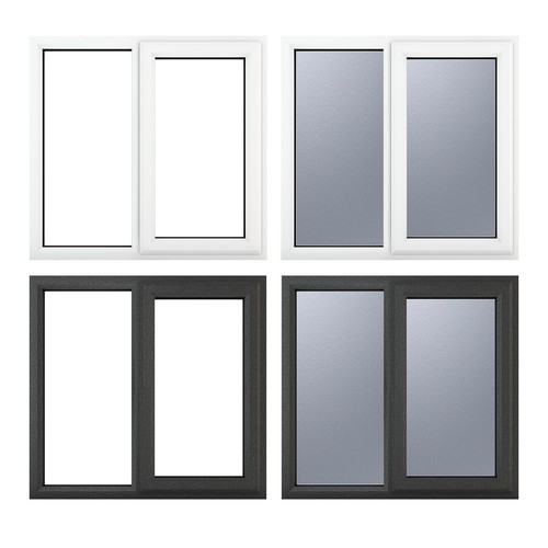 Pvc double glazed window - pvc,