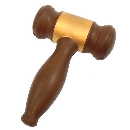 Gavel foam stress toy - foam,