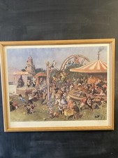 Terence Cuneo. Art Print The Cheese Fair Rare Cuneo signed large print