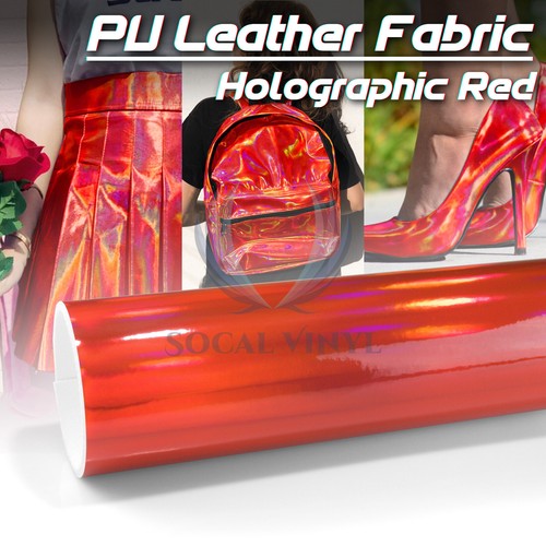 Fabric holographic red cloth - holographic,