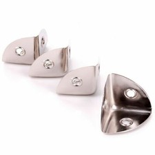 4 x Nickel 28mm Case Corner