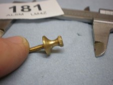 Barometer Index Hand "SETTING KNOB" brass banjo stick part glass clock mercurial