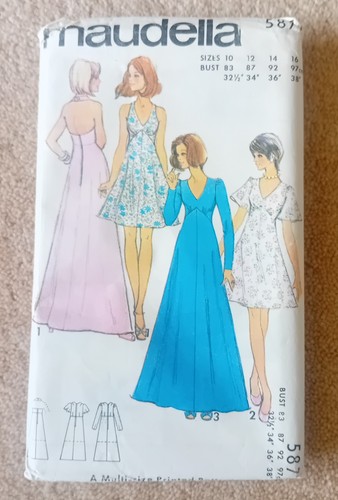 Vintage ladies long dress - vintage,