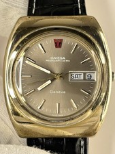 OMEGA Geneve 32KHz Vintage 1970’s Men’s Date Gold Dress Watch - 196.0030