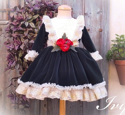 Girls spanish puffball dress - spanish,