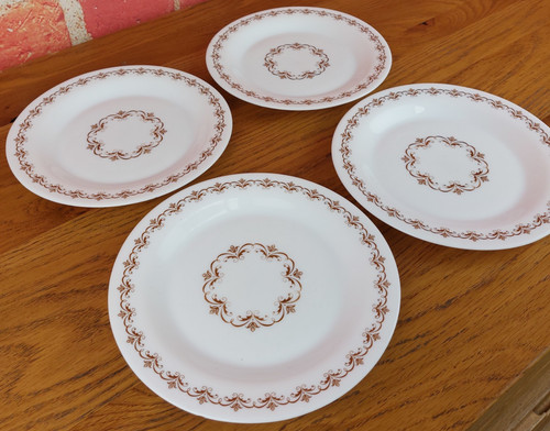 Vintage plates set - vintage, 4