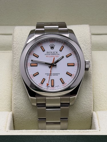 Rolex milgauss 116400 white - milgauss,