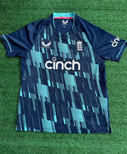 England Cricket 2022 One Day Navy Castore Jersey T-Shirt | Child Boys 14 Years