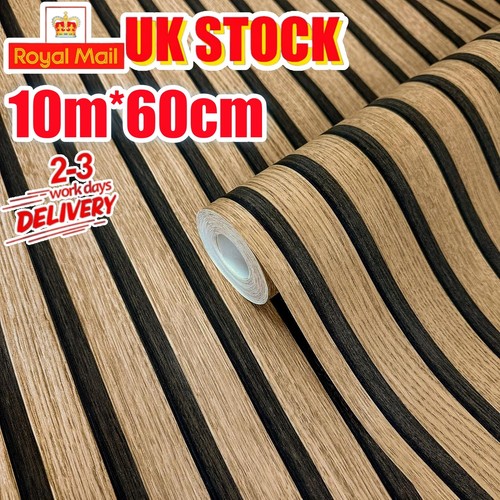 Natural wood effect wallpaper - effect,