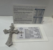 14ct White Gold Big Diamond