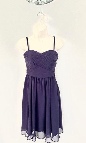 Coast purple chiffon pleated - purple,