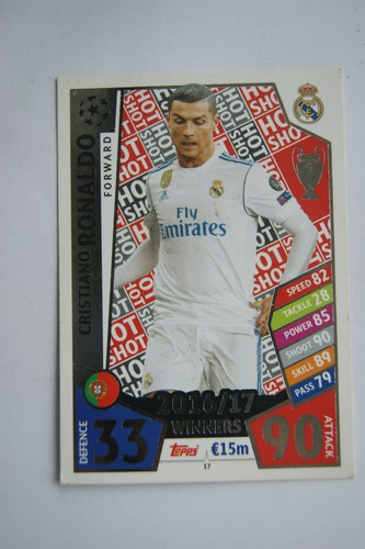 2017 match attax - attax, uefa