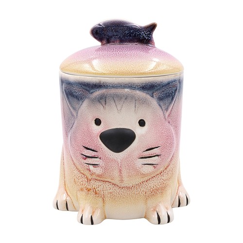 Canister reactive glazed - canister,