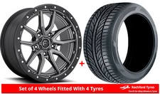 Alloy Wheels & Tyres 20" Fuel Rebel 5 D680 For Jeep Wrangler [JL] 18-22