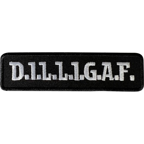 Dilligaf patch iron sew - dilligaf,