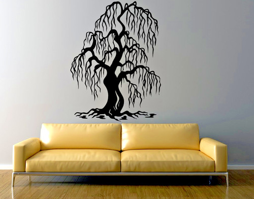 Weeping willow tree creepy - tree,