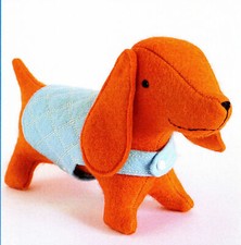 ALBIE Dog - Sewing Craft A5 Jumbo Creative Card PATTERN - Doll Felt Puppy 