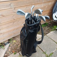Set of 8x Malibu golf irons + Mizuno bag, 8x irons, good condition