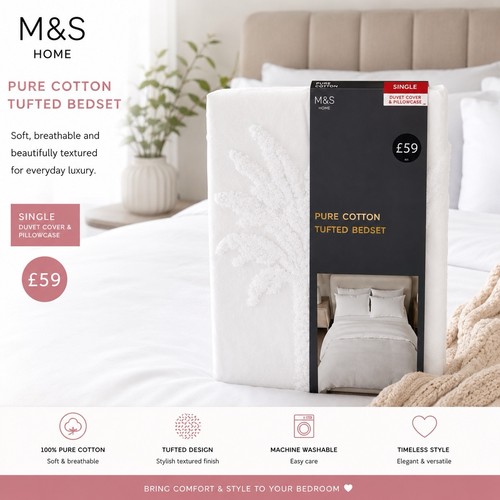 Duvet cover marks - and, spencer