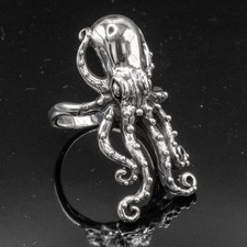 Kraken Ring Octopus Biker