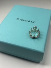 TIFFANY & CO. Princess Crown Charm 925 Sterling Silver