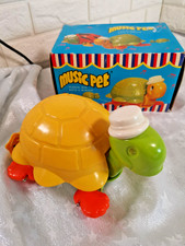 Vintage Music Pet Turtle Pull