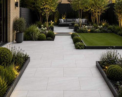 Acmite white porcelain - porcelain, paving