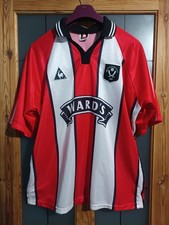 Sheffield United 1997/99 football shirt Red & White Mens XL Short Sleeve 