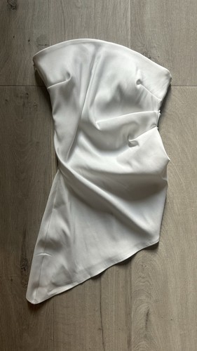 Zara white asymetric bardot - zara,