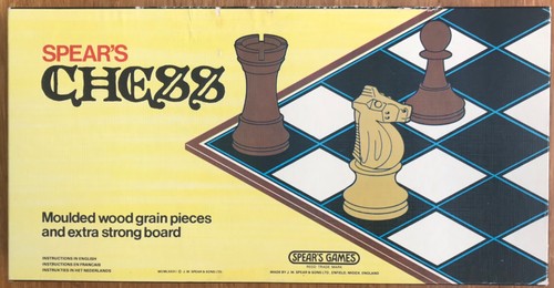 Spears chess set moulded - spears,