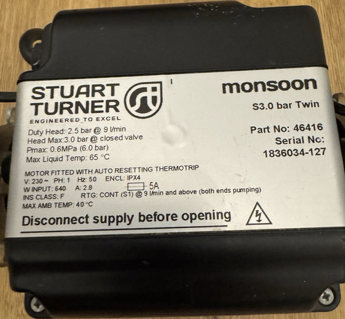 Stuart turner monsoon bar - stuart, s3.0