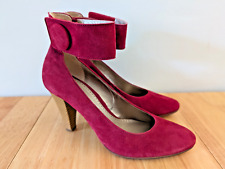 Gabor Red Suede Heeled Women's
