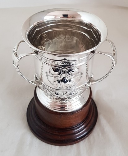 Antique sterling silver trophy
