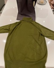 Zara Khaki Green Jumper Dress