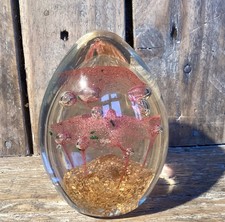 Modern Art Glass Paperweight