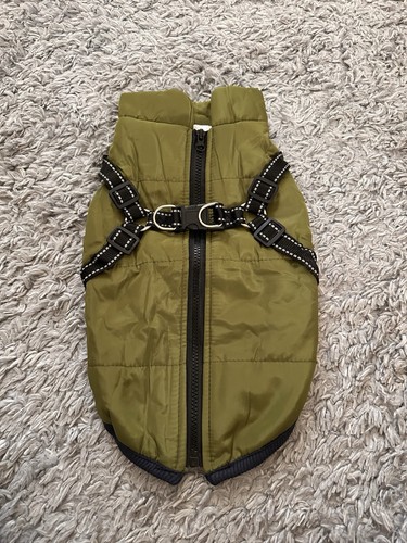 Green fleece lined - fleece-lined, coat