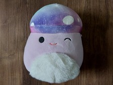 Squishmallow Minya the Mushroom 7.5” Purple Galaxy Soft Toy Plush - for Charity