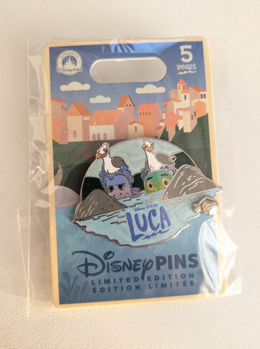 Luca 5th anniversary pin - luca,