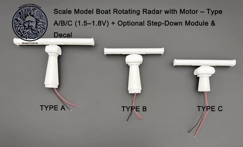 Scale model boat rotating - model,