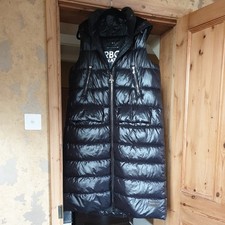 Barbour International  Platinum Gilet .Black .Full Length.Size 12 (14)