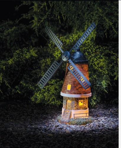 Solar powered garden windmill - solar,