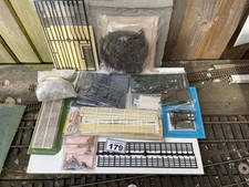 Job lot  Box of scenery items - bag of boulders, Peco stone platform edging, Pec