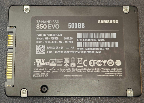 Samsung 850 evo 500gb - 850,