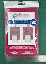 Spellbinders M-Bossabilities Reversible Embossing Folder Twisted Hearts EL-033