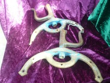 Pair of Vintage heavy brass rowlocks (78)