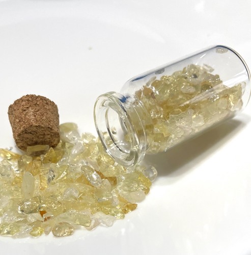Gemstone wishing bottle semi - gemstone,