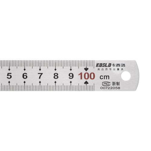 Stainless steel ruler - steel, ruler,