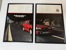FRAMED Original Alfa Romeo 33 1.7 16v Cloverleaf Magazine Advert Poster Man Cave