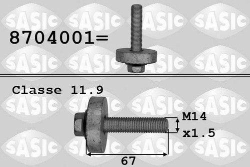 Pulley bolt fits mercedes - pulley, a