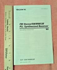 Vintage SONY manual FM Stereo